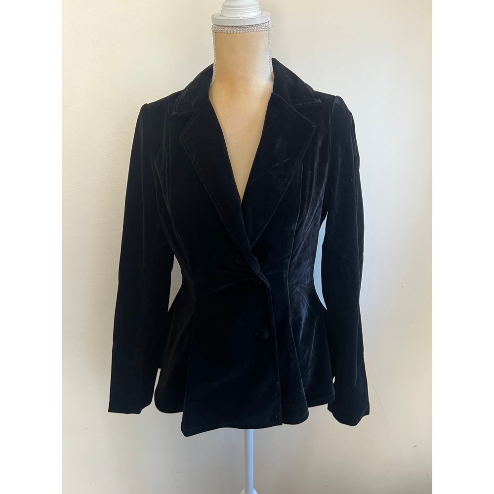 Killstar Veil of darkness black velvet jacket